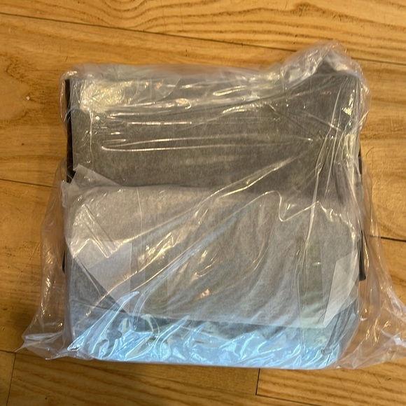 NWT AOTA Black Crocodile Vegan Leather Crossbody Bucket Bag - Picture 8 of 8